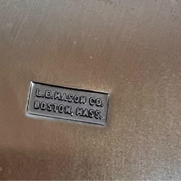 4 Vintage L.E. Mason Co. Bronzed Solid Copper Coaster/Ashtrays - Boston, Mass. - Picture 4 of 6